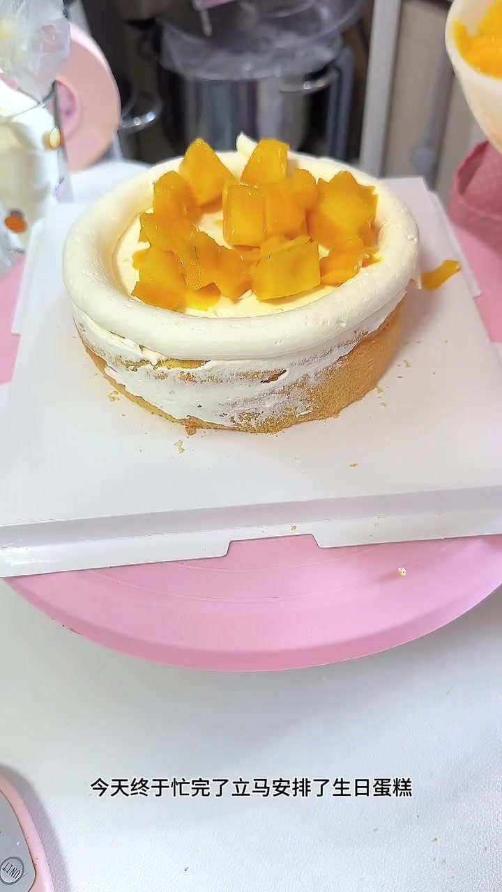 创作灵感 新年到最后一个生日蛋糕,你们做完大年三十还做蛋糕吗?生日蛋糕 烘焙人的日常 男孩