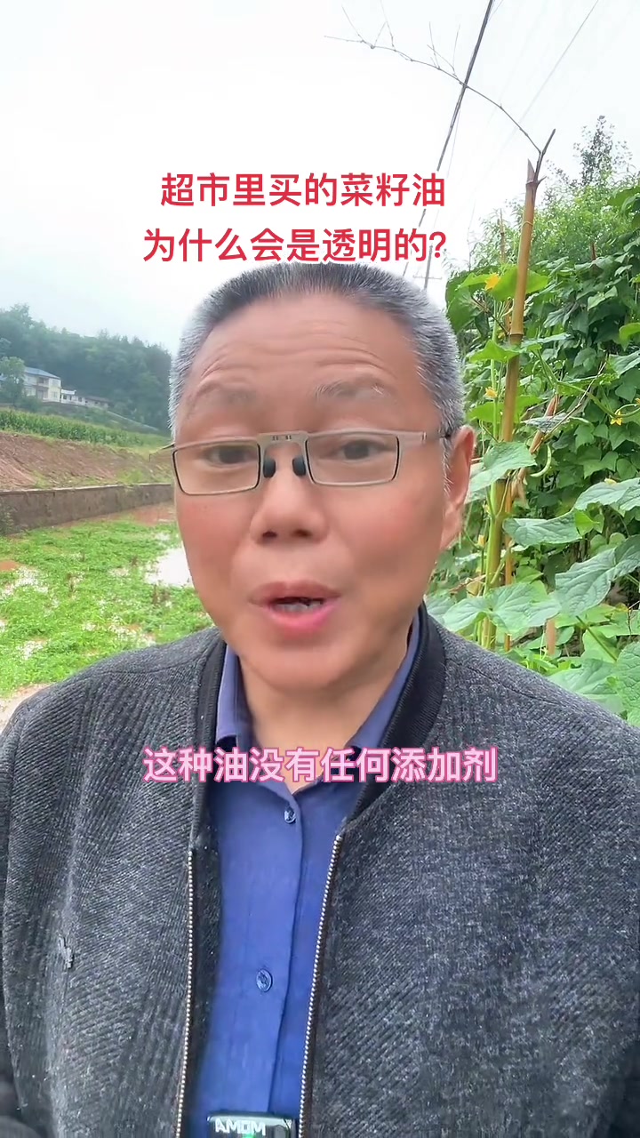 买菜籽油还是那种农村压榨出来的带黑色的合适。宏嗲嗲 我的乡村生活 新农人计划2023 菜籽