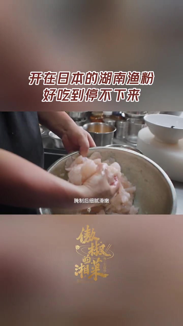一碗渔粉让日本爱上湖南味道 米粉,构建了大众对湘菜的初步印象。这碗征服了老外口味的渔粉也解