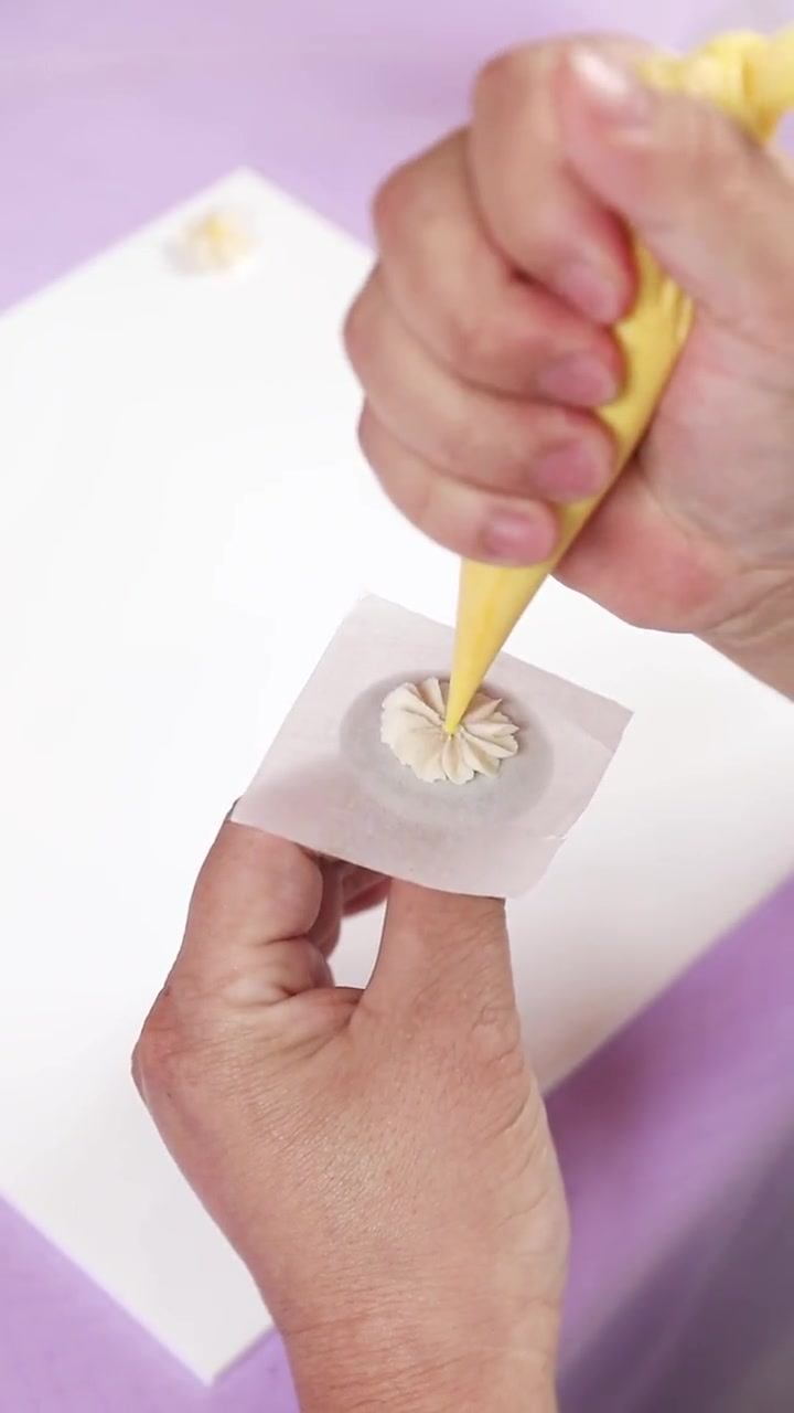 韩裱教程 韩式裱花小雏菊详细教程,新手友好!韩式裱花 西点培训 西点培训学校 初高中毕业生