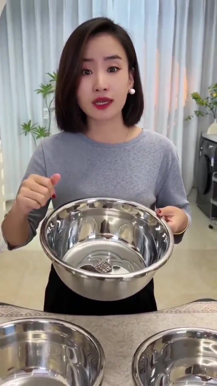 很实用的不锈钢盆,洗个菜拌个沙拉太方便了 厨房好物 洗菜盆