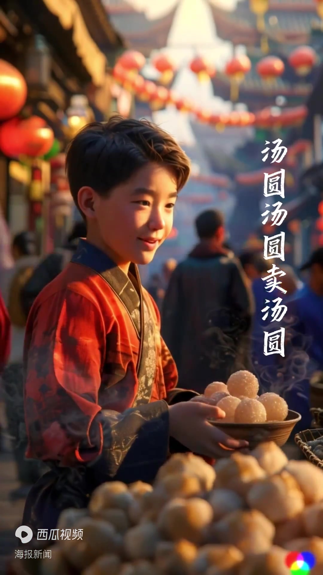 AI视频版《卖汤圆》来啦!
