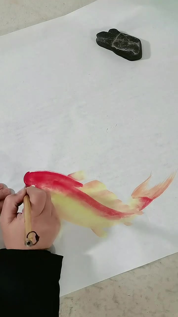 大鲤鱼怎么画