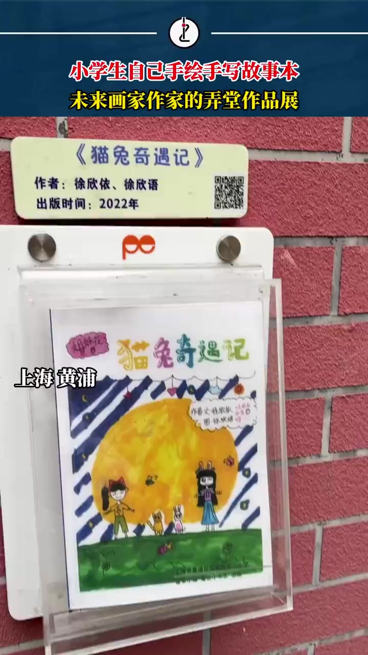 「厉害了小孩哥小孩姐!上海一弄堂里挂满小学生自制图书」近日,有网友发现,上海黄浦区一条弄堂