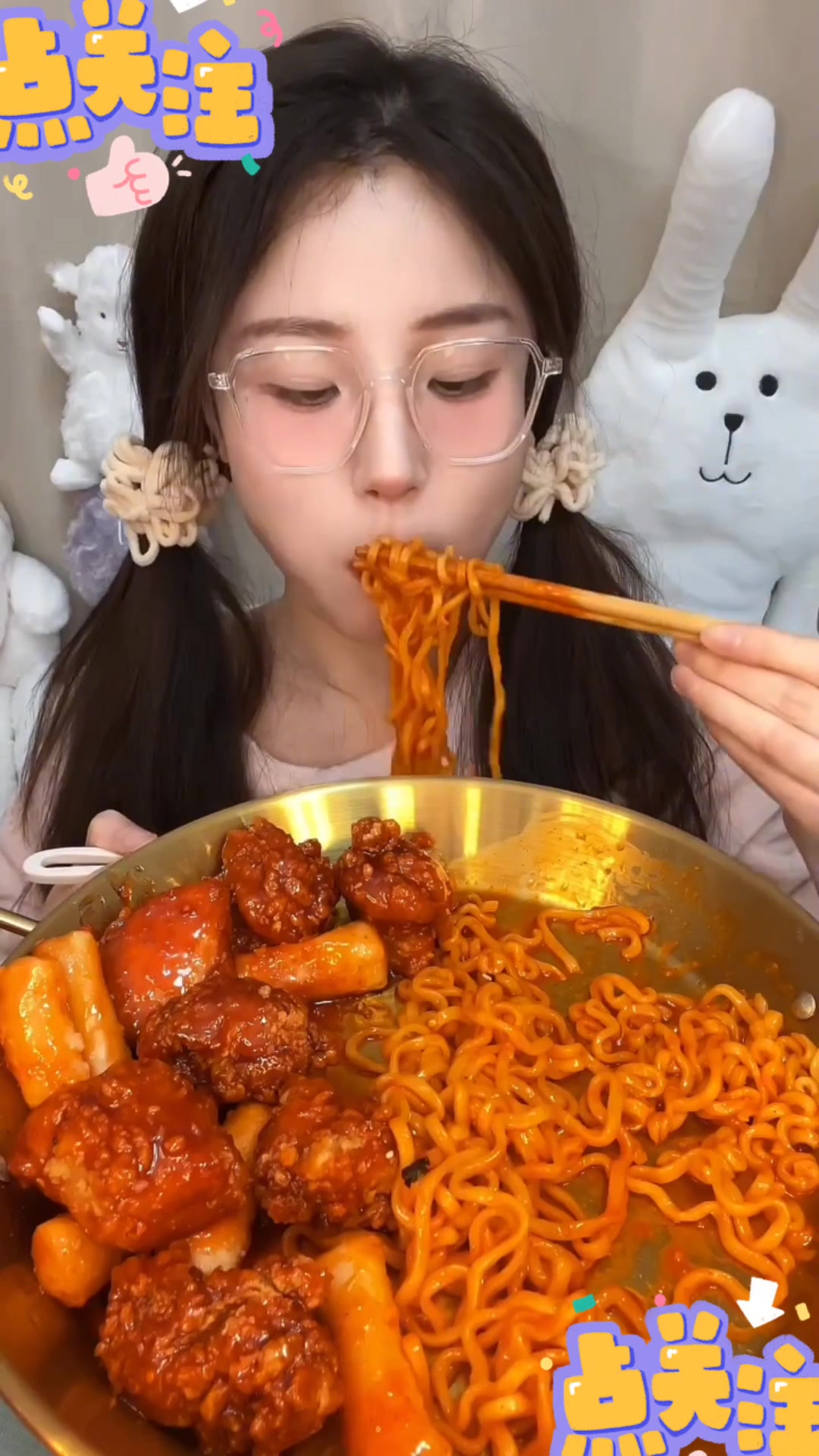 火鸡面和韩式炸鸡块吃货的天堂