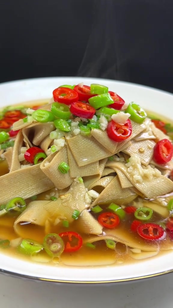 特色徽菜水煮脆千张 地方特色美食 家乡特色 真材实料好味道 特色菜