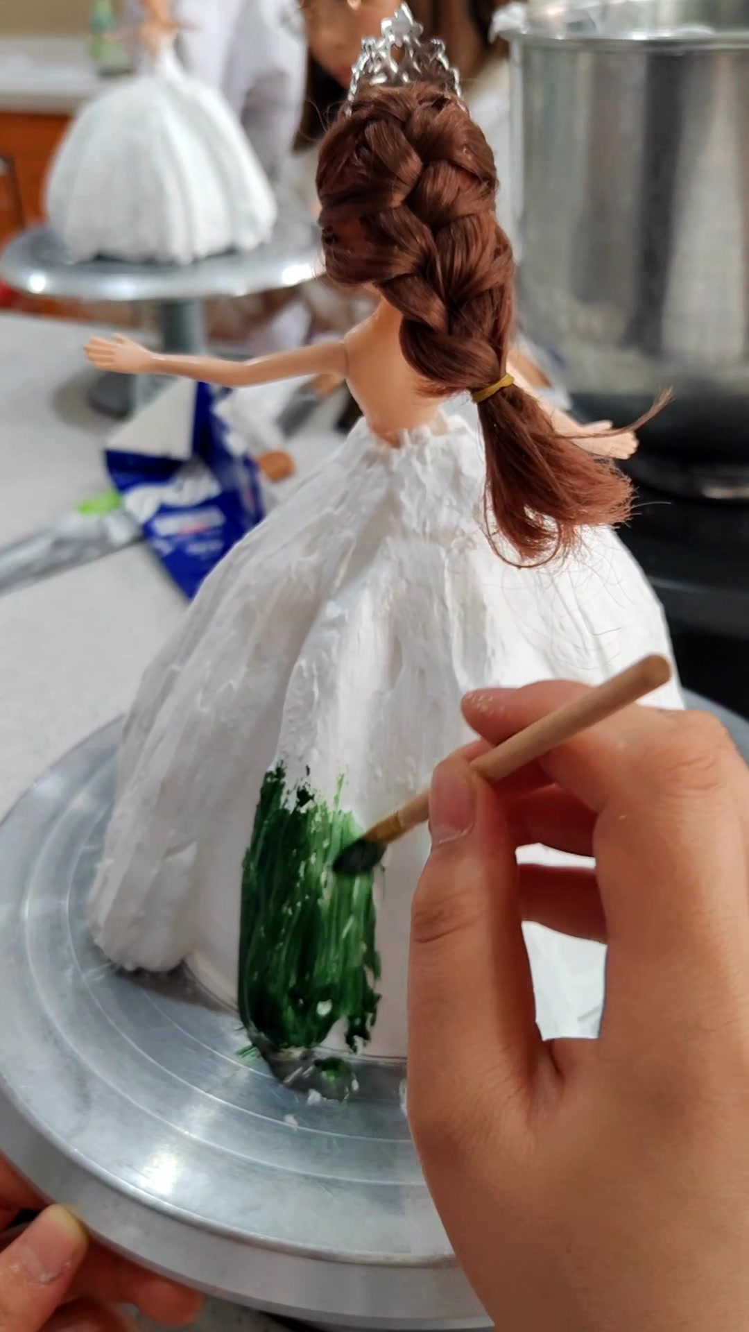 学员的芭比娃娃蛋糕作业