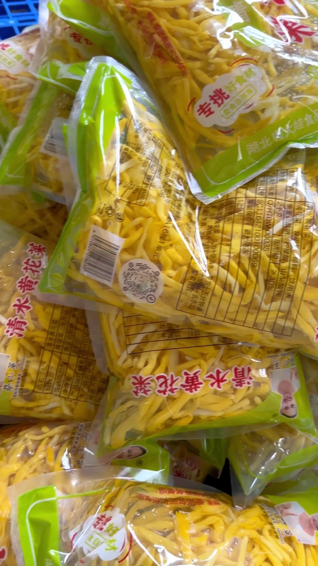 黄花菜好吃花难摘,农民伯伯们都是起早贪黑,在嫩花苞还未盛开时