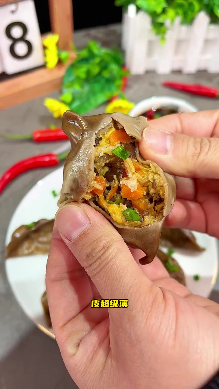 早餐 荞麦面包吃腻了,咱就来这个荞麦 蒸饺 吧,好吃营养没负担。煎饺 早餐吃什么