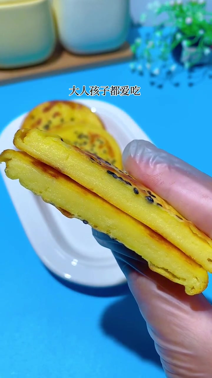 多给孩子吃山药好处多,做成这样的早餐饼,简单又好吃 宝宝辅食 宝宝爱吃 做法简单又营养 早