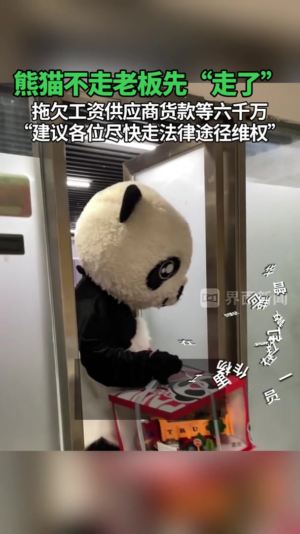 熊猫不走老板先“走了”,拖欠工资供应商货款等六千万,“建议各位尽快走法律途径维权”