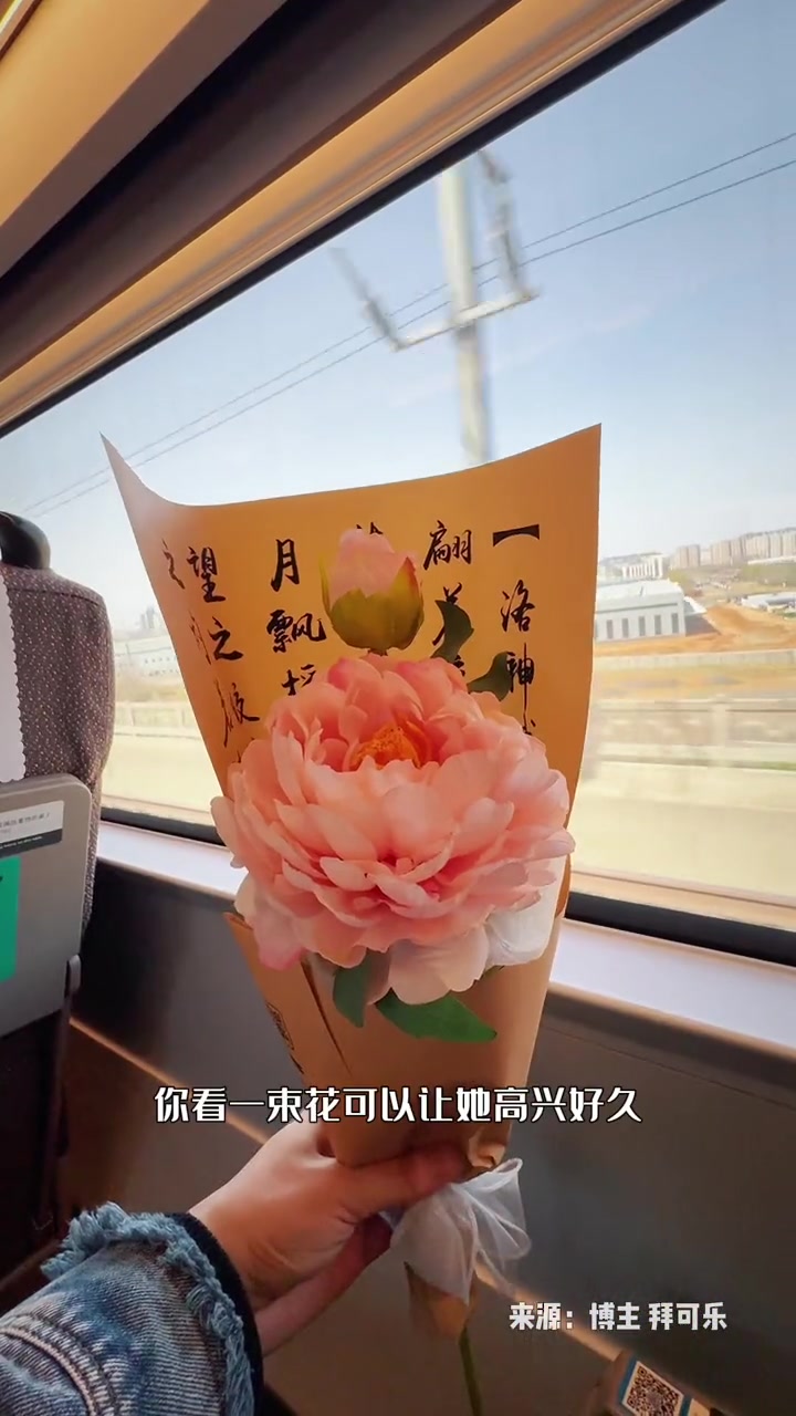 小伙从洛阳而来带着牡丹花,在天水换了一束麻辣烫蔬菜花 在春天共赴一场浪漫之约 河南省文化和