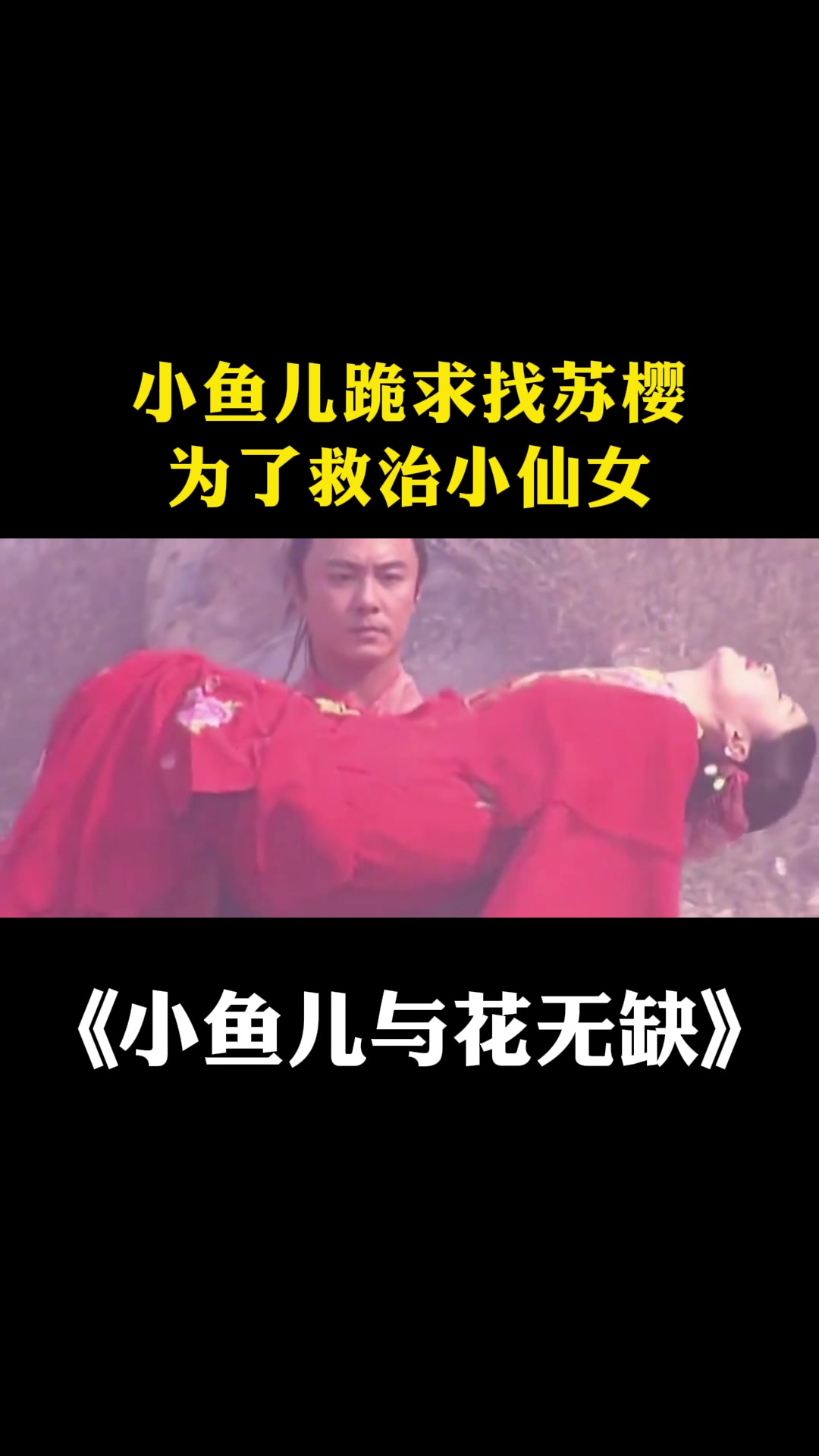 小鱼儿与花无缺:小鱼儿跪求找苏樱,为了救治小仙女