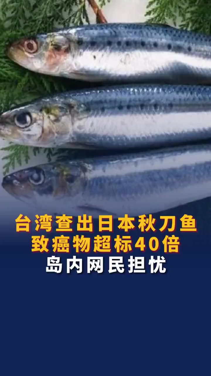 台湾查出日本秋刀鱼致癌物超标40倍 岛内网民担忧 日本 秋刀鱼