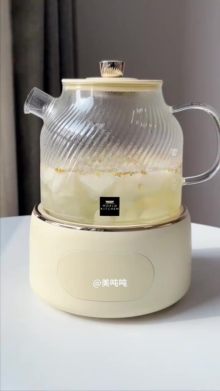 养生茶食谱|桂花雪梨饮