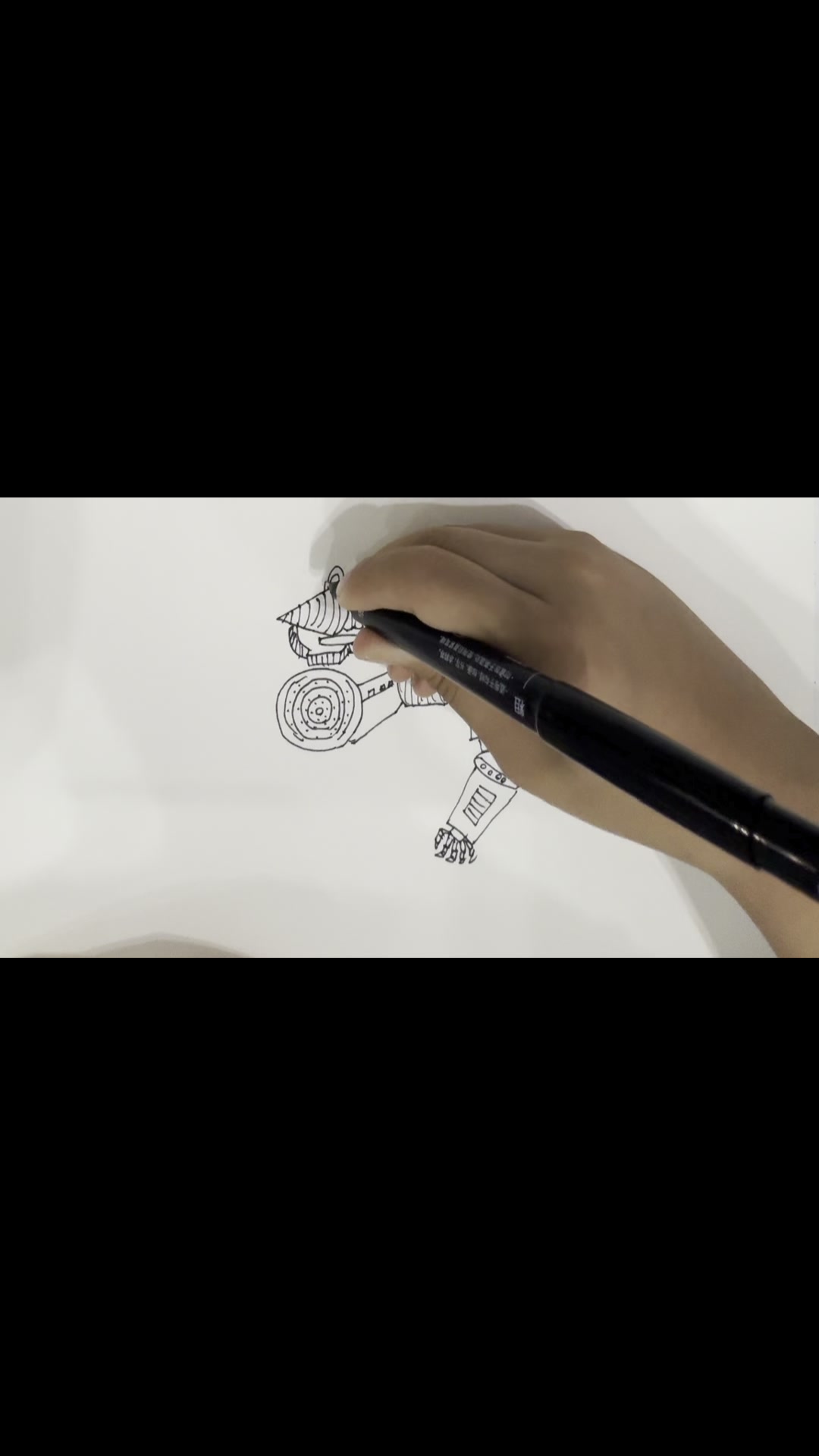 马桶人 简笔画 skibidi toilet titan drill man