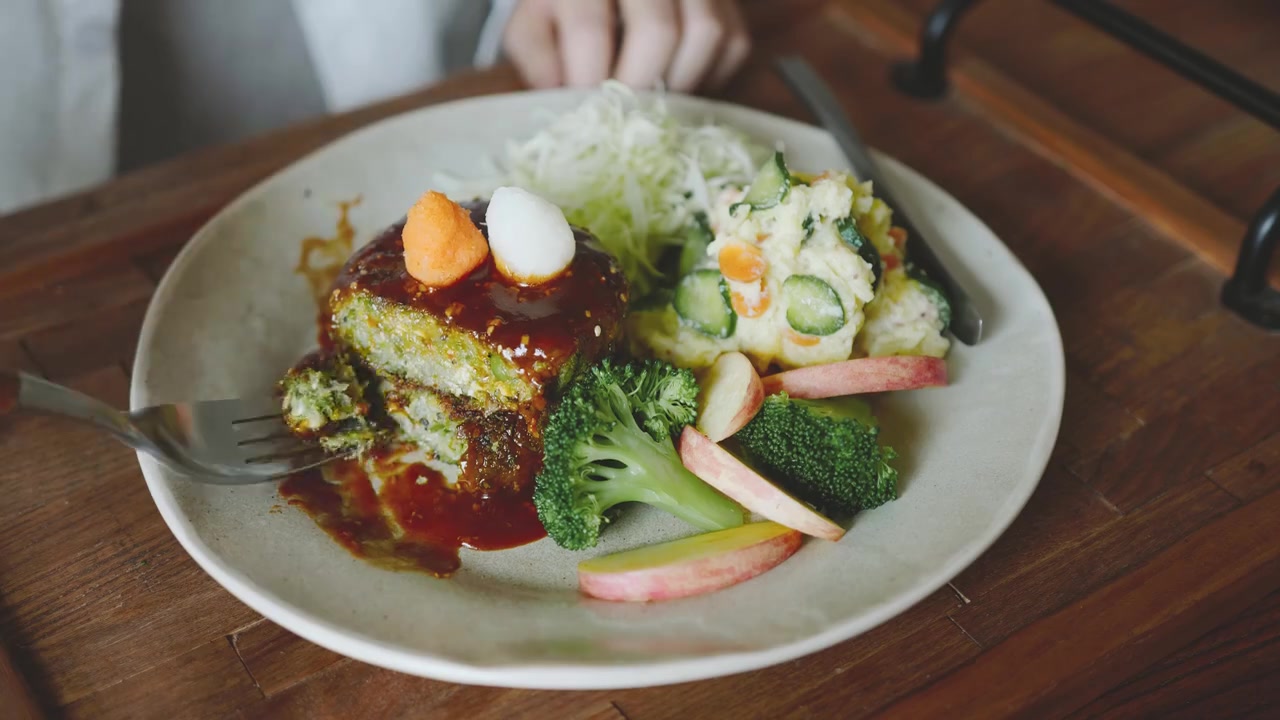 汉堡肉平替|豌豆植物肉饼,低卡营养又美味????