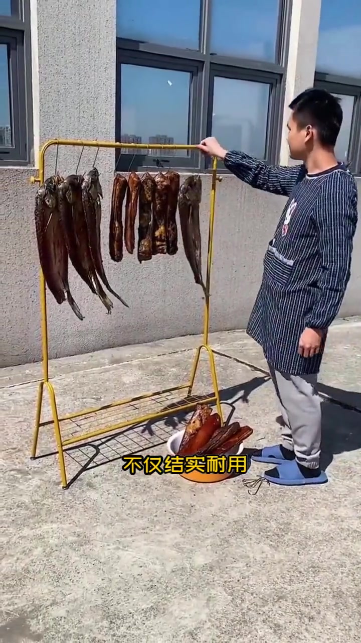304不锈钢加粗S型晒腊肉挂钩实心挂猪肉香肠烤鸭尖头钩子防锈