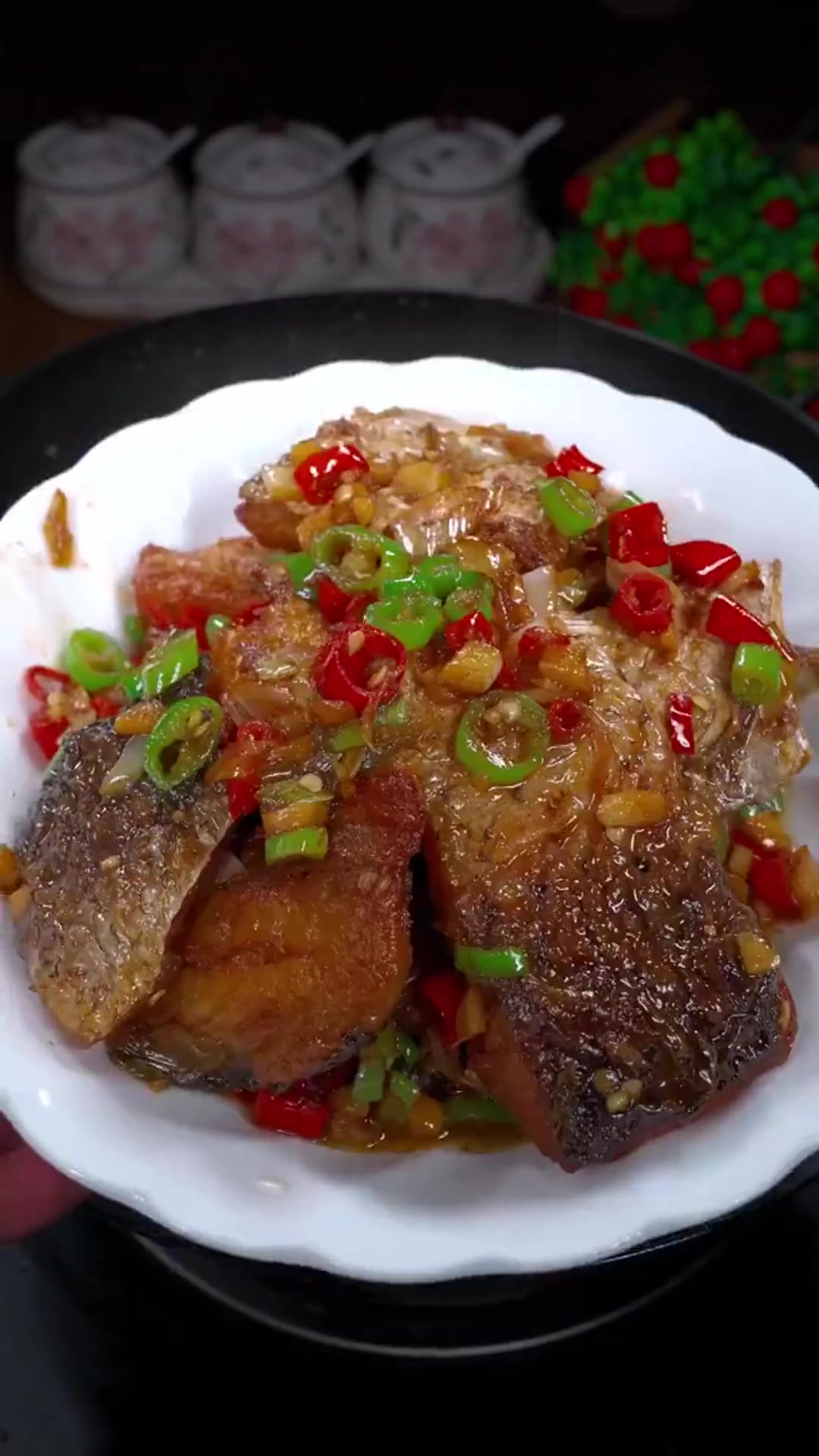 香辣鱼块不干不湿不咸不淡,好吃又下饭!
