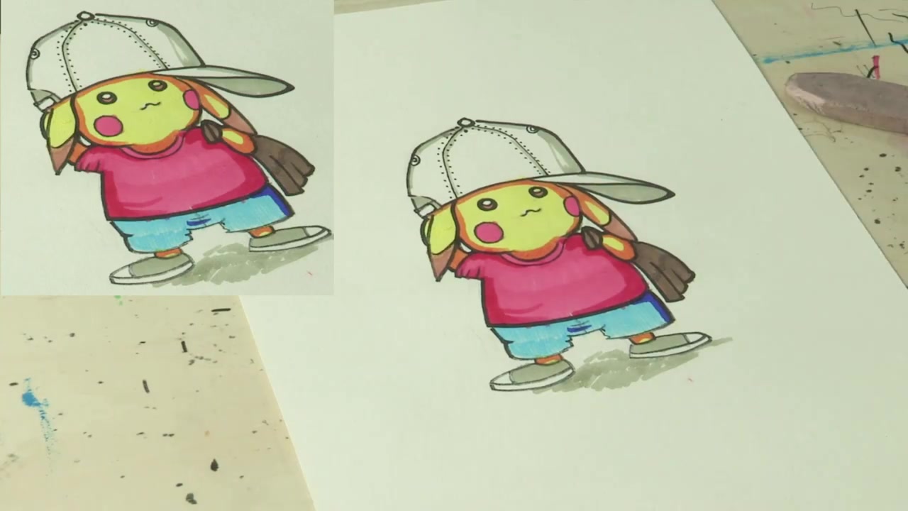 动漫画皮卡丘,画时代美术