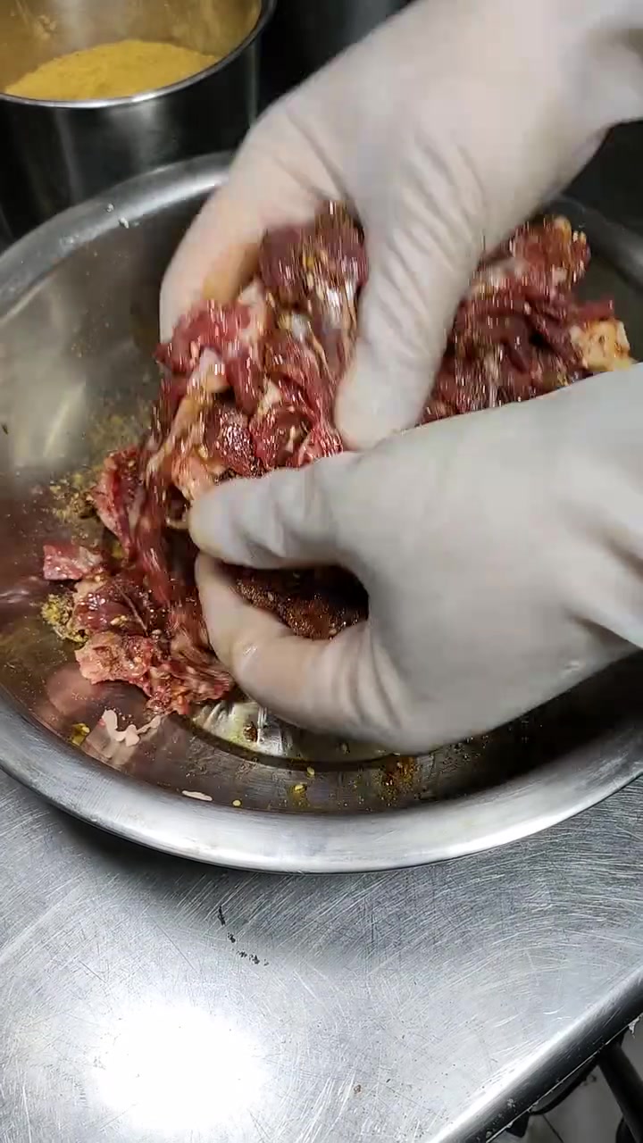 齐齐哈尔烤肉,家庭拌肉方法