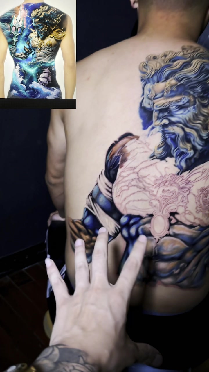 海王纹身、满背、专注于纹身教学培训
