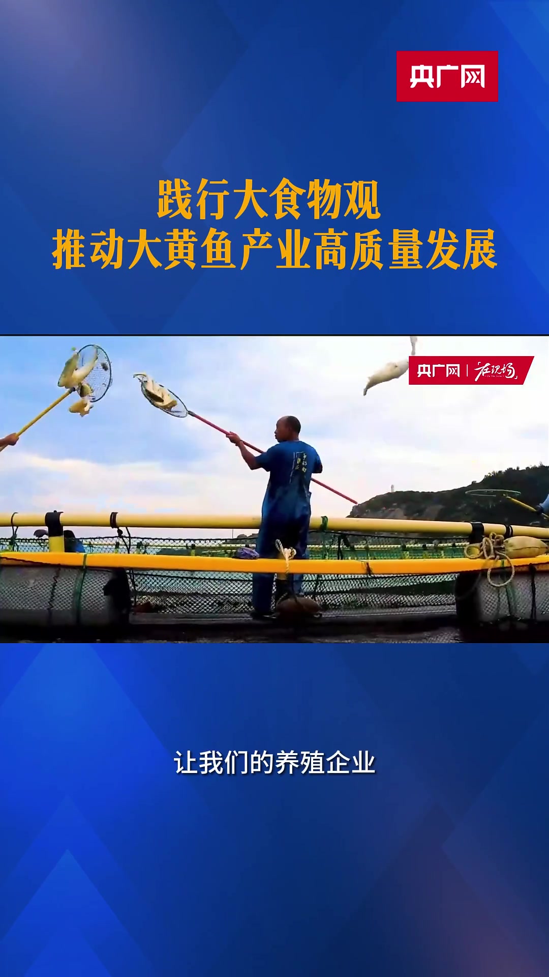 「千里追耕」践行大食物观 推动大黄鱼产业高质量发展