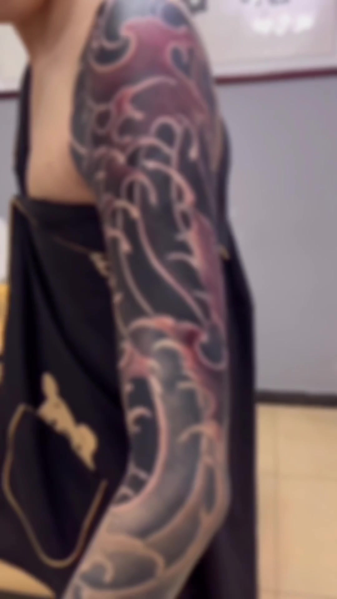 浪花纹身#花臂纹身#吴江纹身