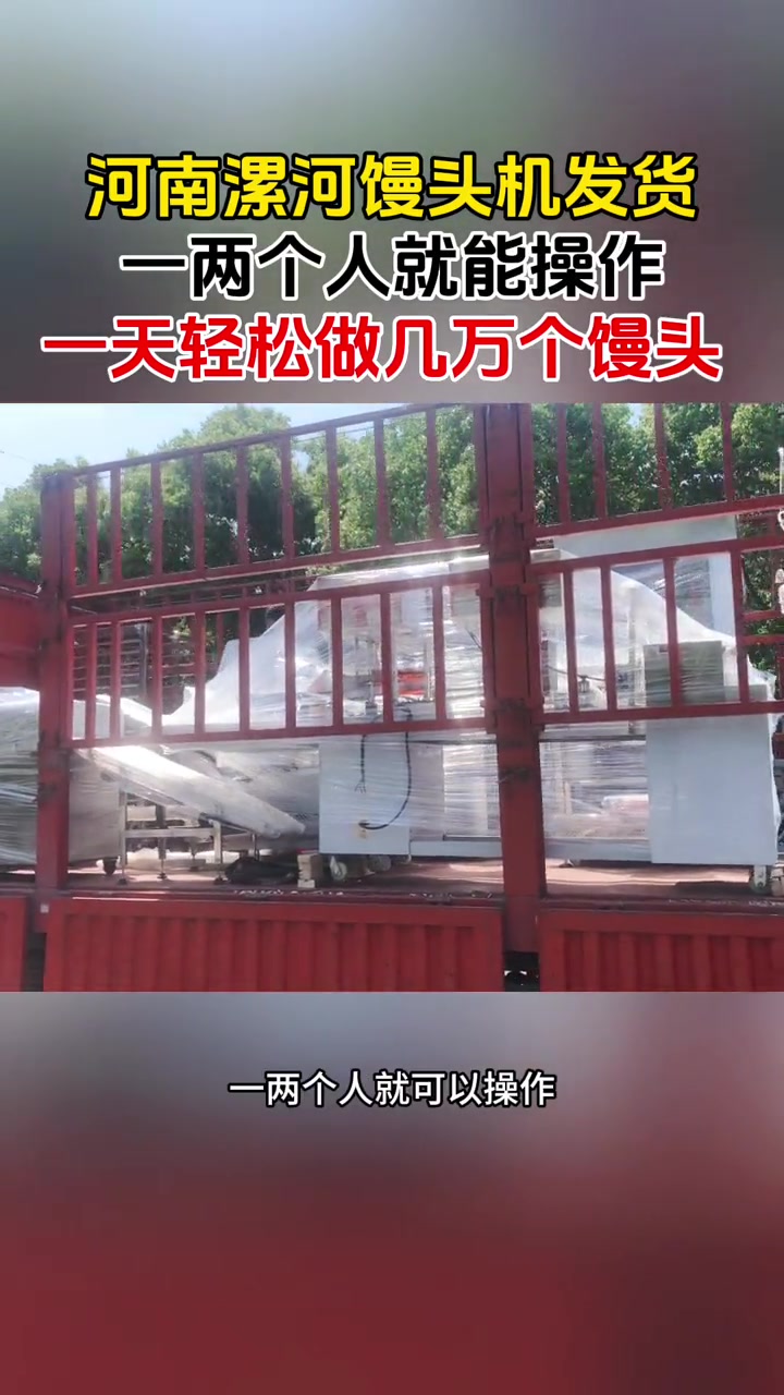 河南漯河馒头机发货,一两个人就能操作