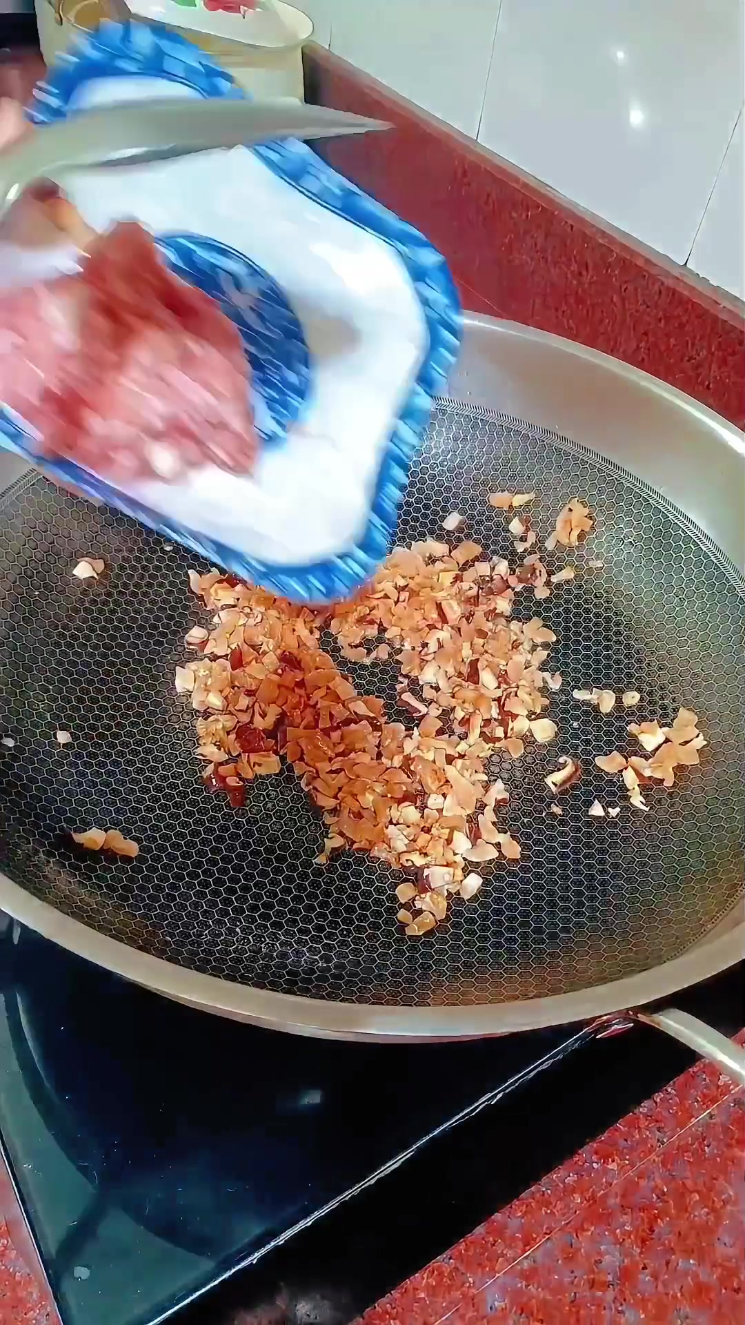 家常炒饭,萝卜干炒饭,简单又好吃