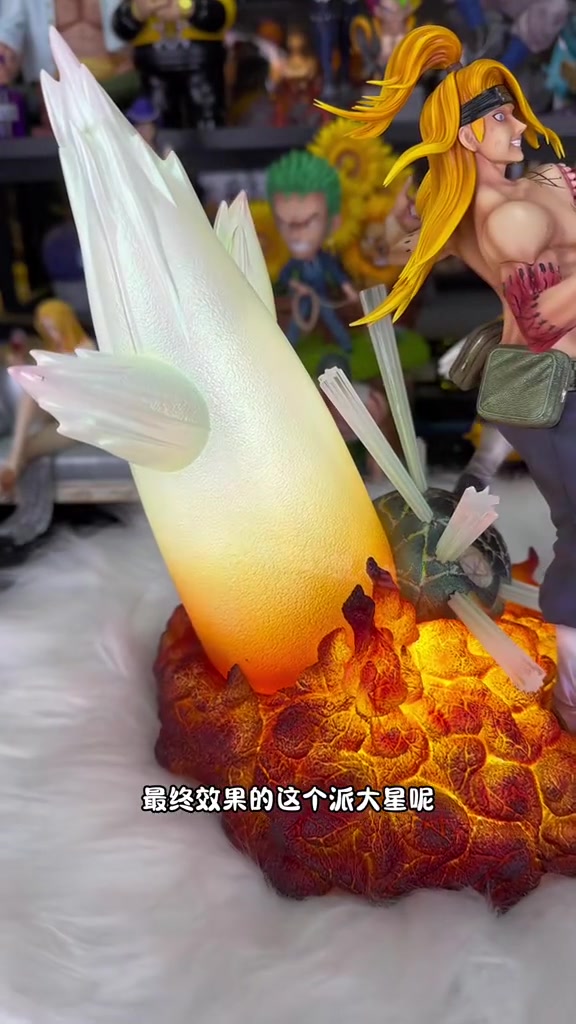 海王工作室迪达拉 火影手办要珍惜!海王工作室的涂装也是十足的进步 希望以后可以继续艺术 迪