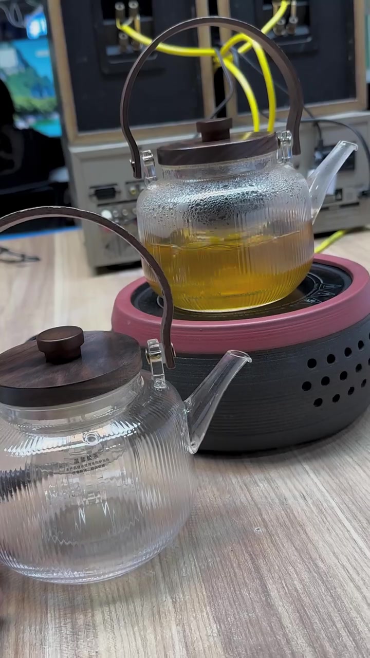 上蒸下煮茶壶,可用电陶炉或者明火加热