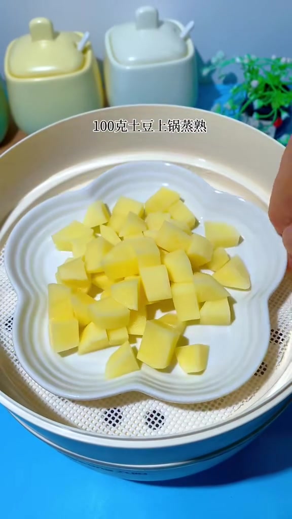 土豆这样做,孩子吃完还想吃,奶香绵软,可好吃了 宝宝辅食 宝宝爱吃 做法简单又营养 手指食