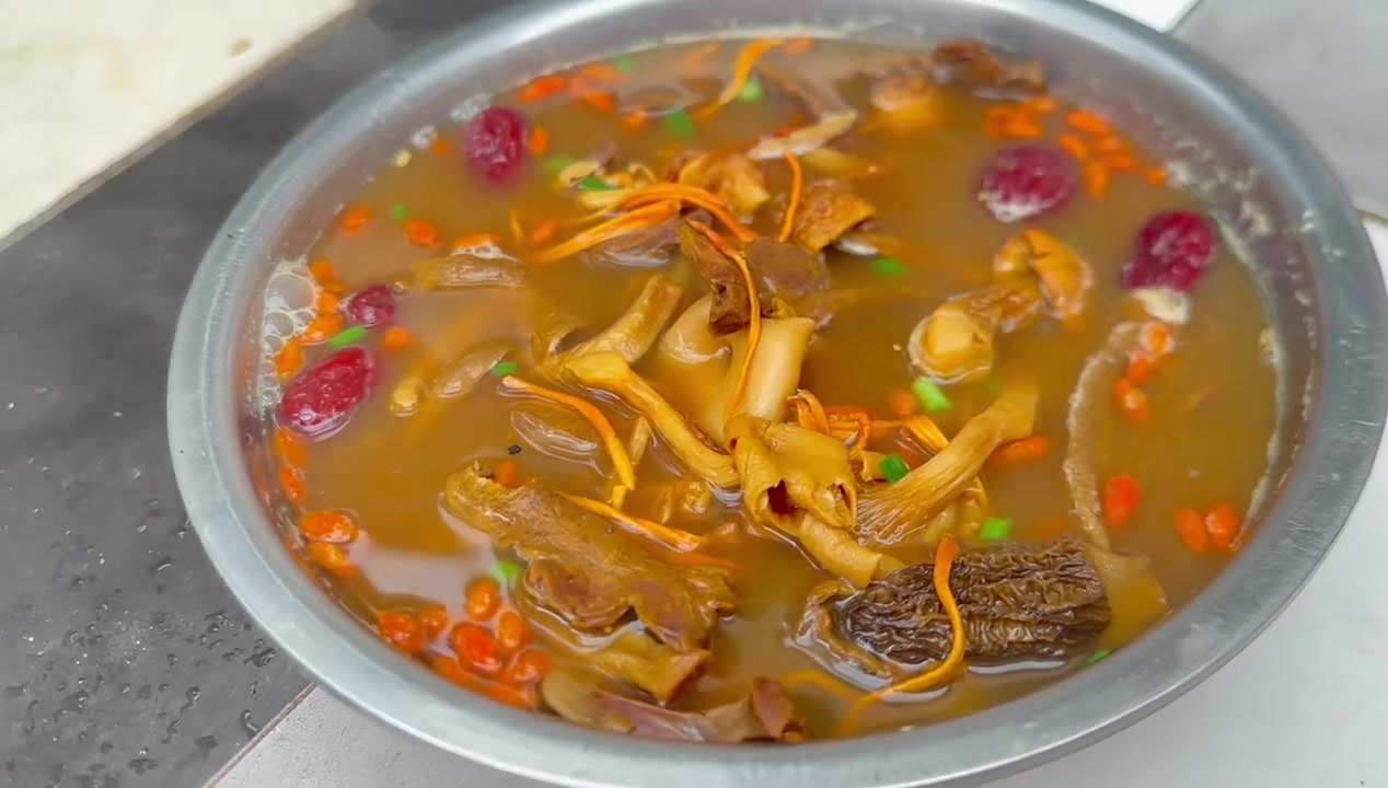 这个猪心汤真好喝&nbsp;