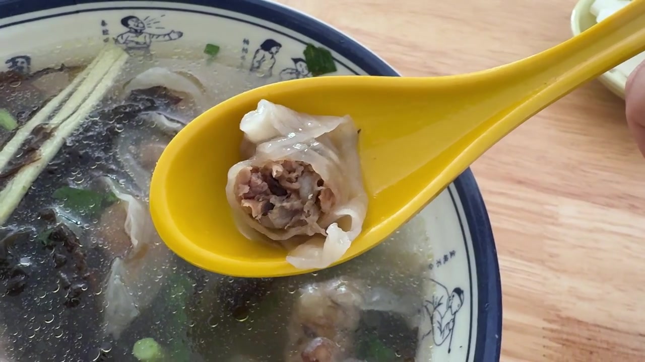 在德州吃到“福鼎肉片“”肉燕”味道还可以
