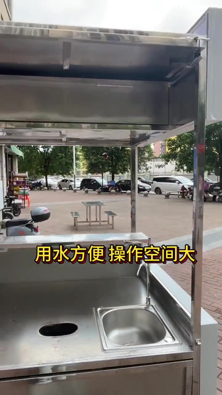 摆摊摊车设计 饮品教学 深圳学员战车全部升级结束,准备出发!