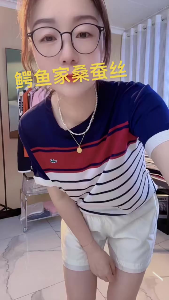 鳄鱼家桑蚕丝高温天穿的衣服 穿搭 显瘦穿搭 专柜品质 源头工厂 桑蚕丝