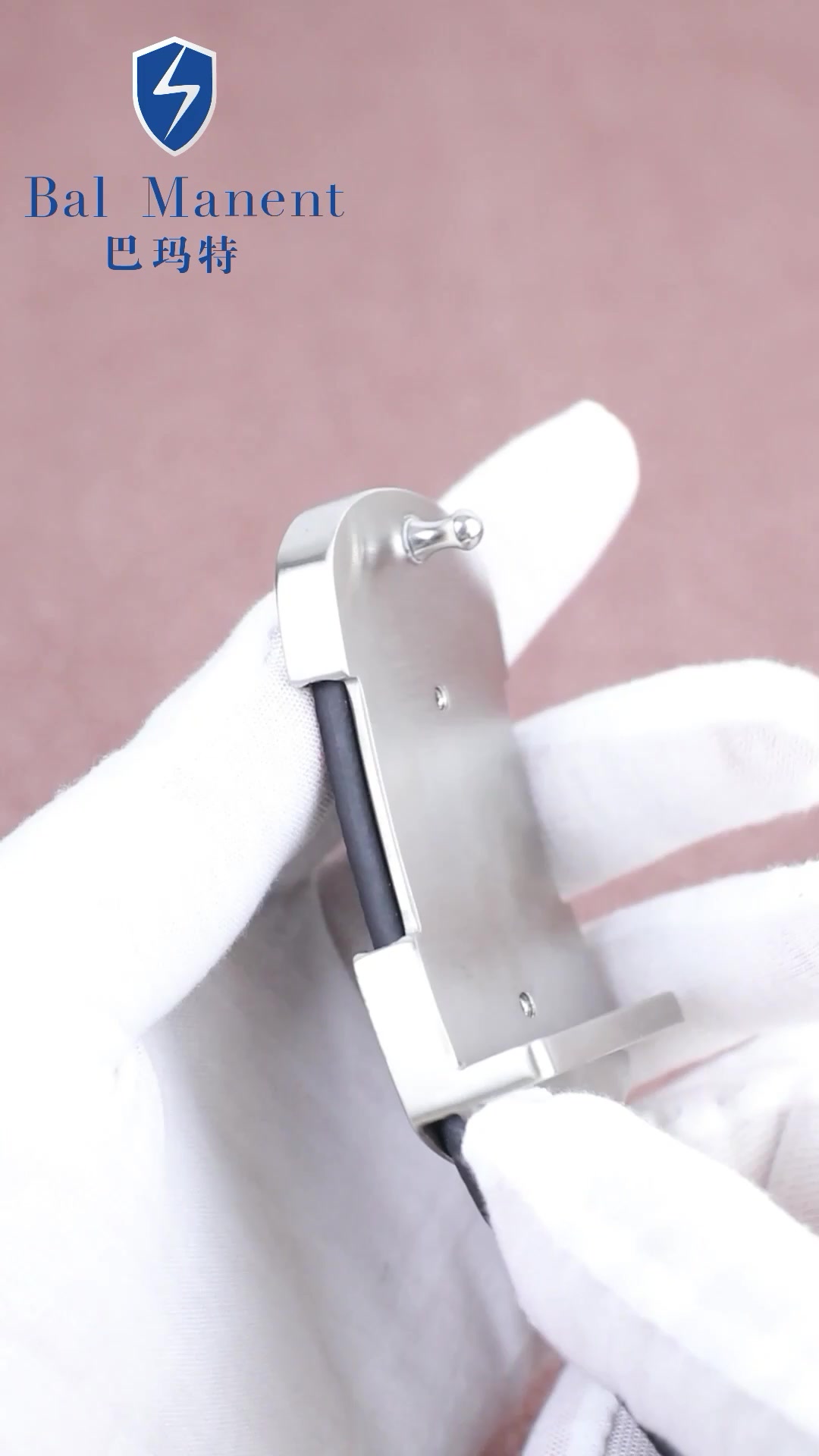 巴玛特男士鲨鱼皮腰带