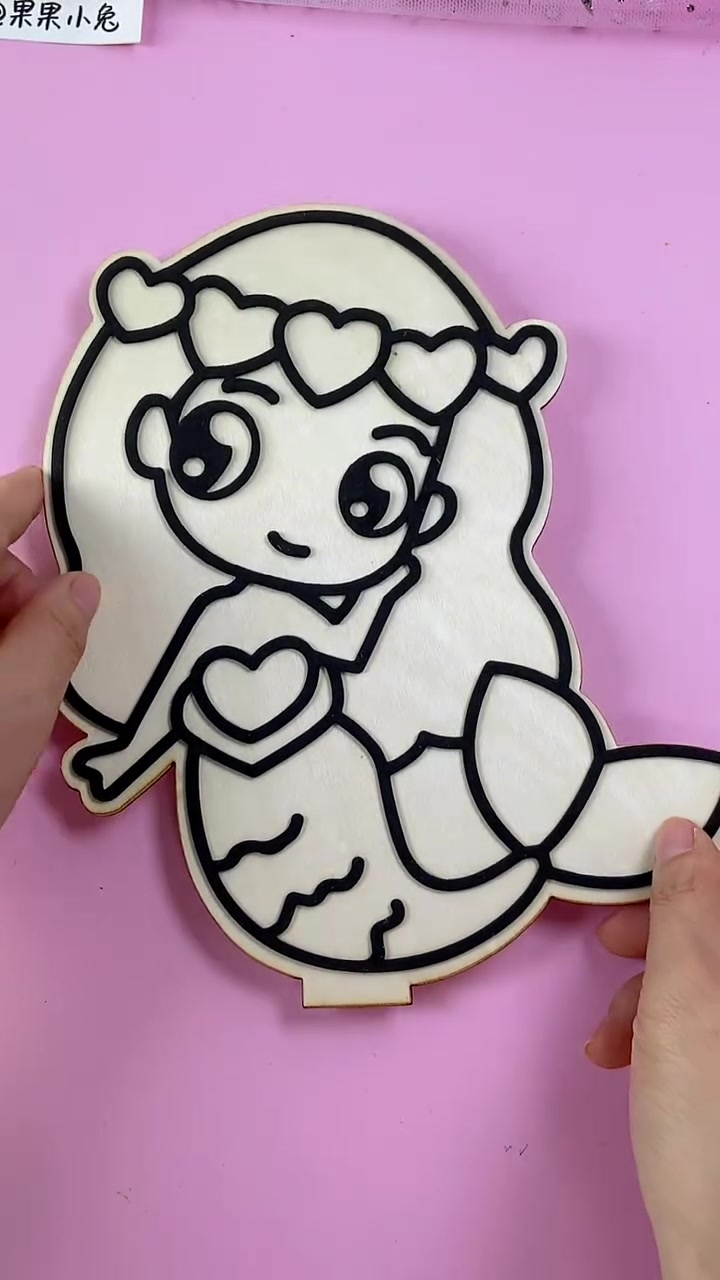 儿童雪花泥木版画DIY 叶罗丽艾莎公主珍珠泥女孩玩具