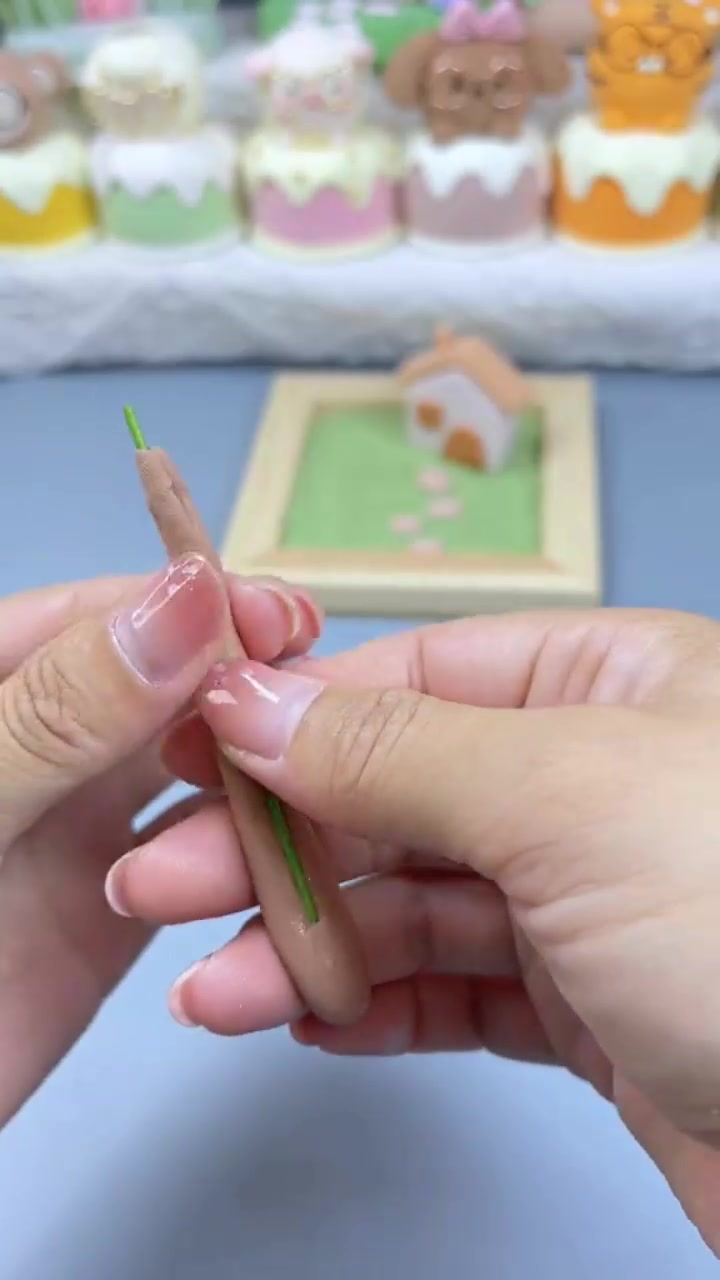 秋天里的童话森林,快动手学起来吧!超轻粘土手工 手工 我的手