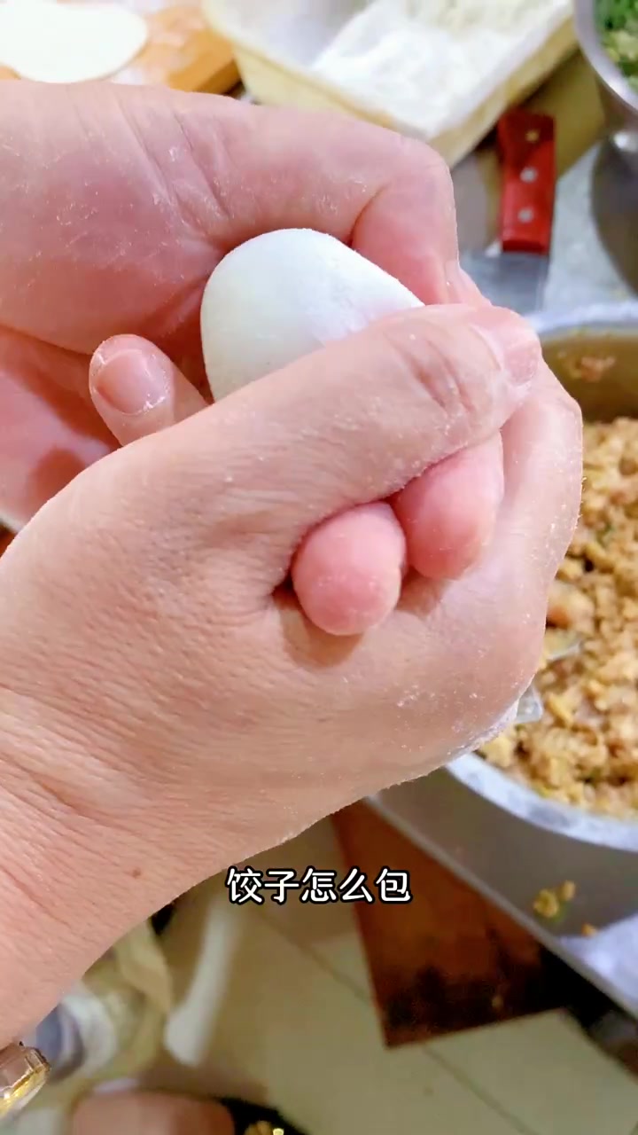 包饺子正确手法 手势 饺子