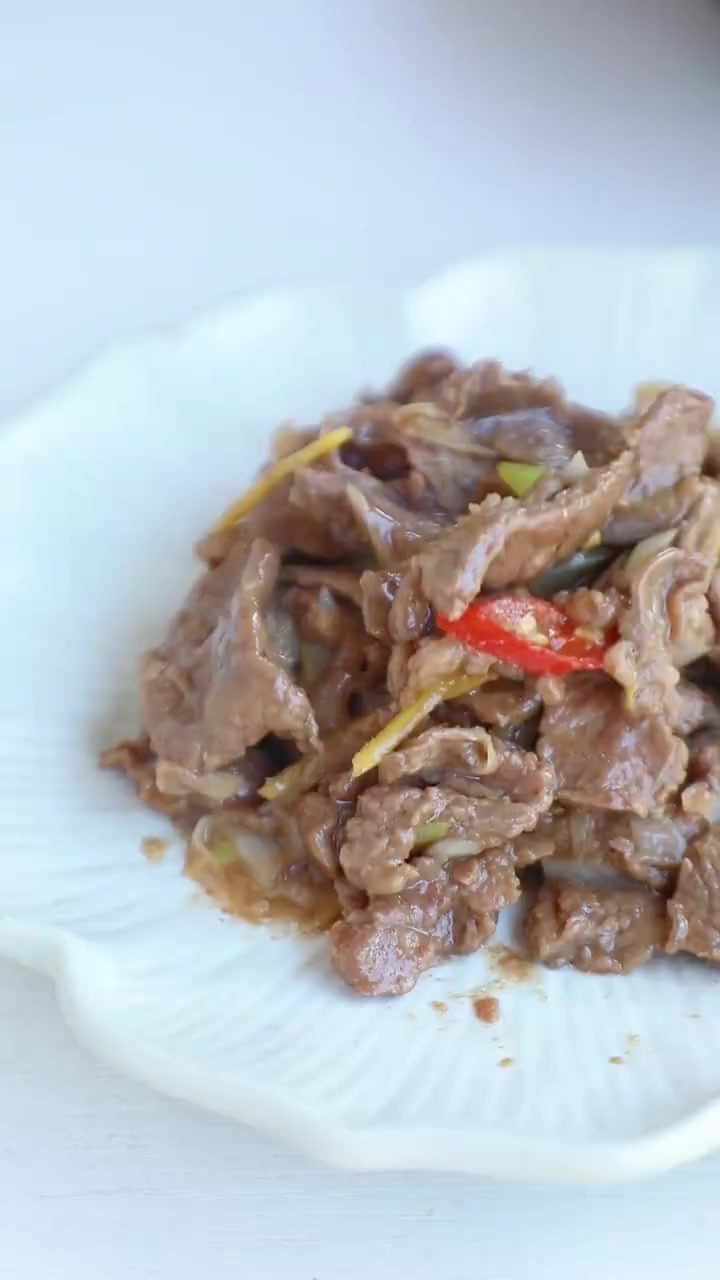 中国式汉堡葱爆牛肉汉堡包