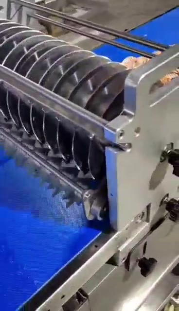 带骨肉切割机,全自动滚刀切片切块机器