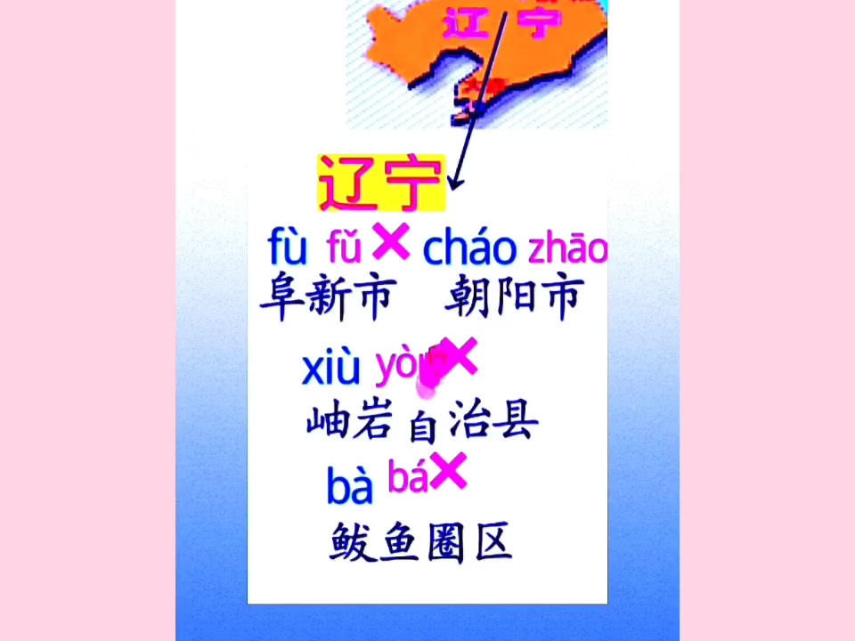 辽宁省最容易被读错的地名