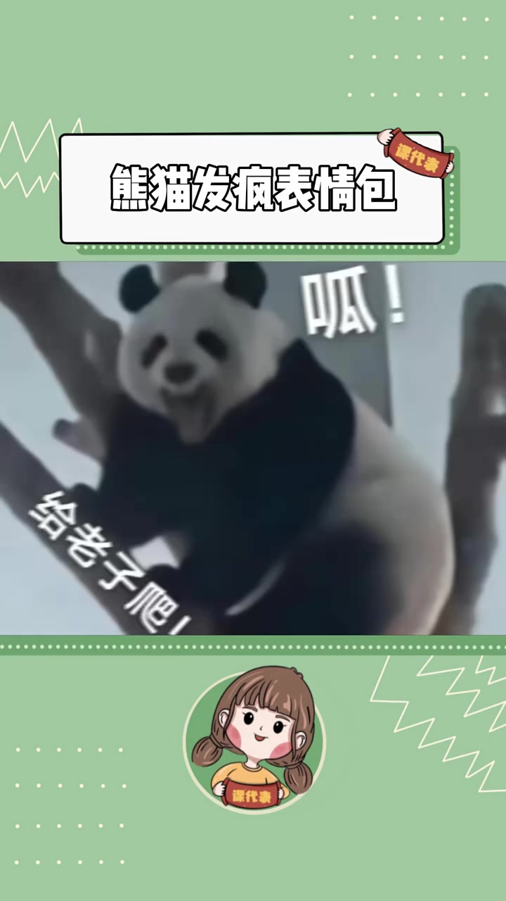 熊猫发疯表情包 熊猫 表情包