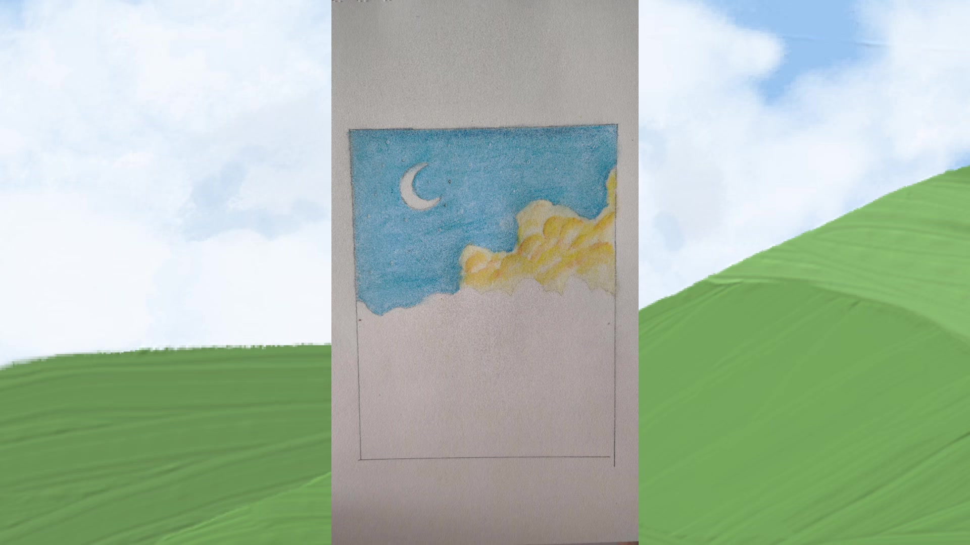 彩铅风景画:教大家画简单的风景画