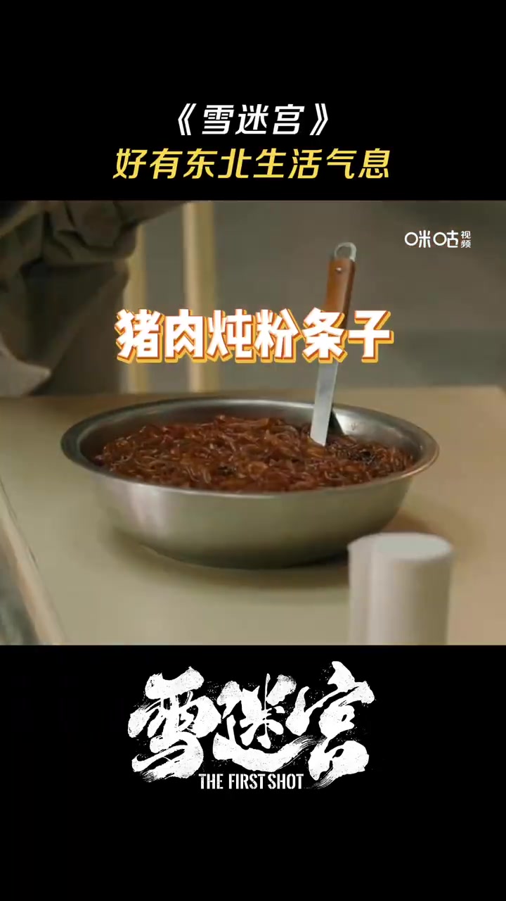 在电视剧《雪迷宫》中,看大家围坐在一起吃猪肉炖粉条、鸡架等东北美食的场景,是谁馋了我不说~
