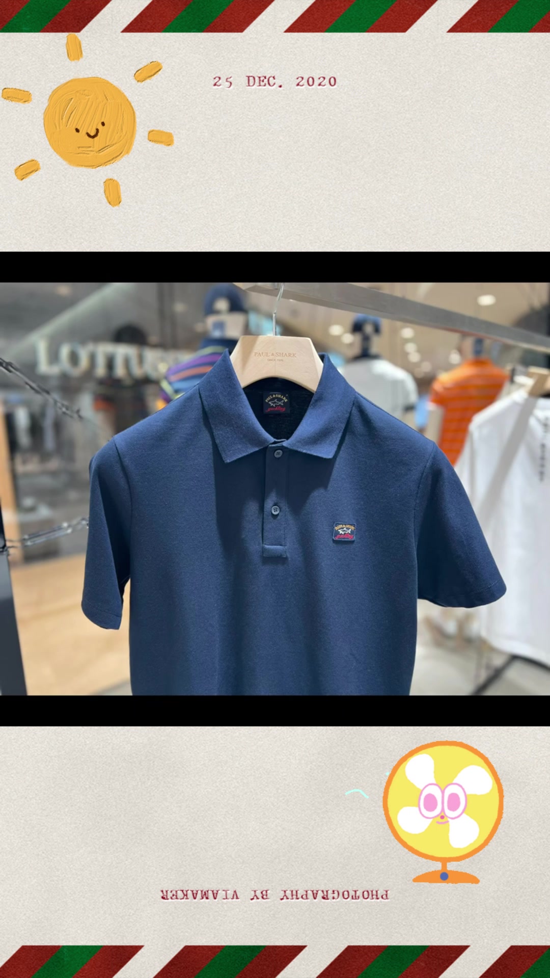 保罗与鲨鱼品牌POLO衫,经典方形鲨鱼标志设计