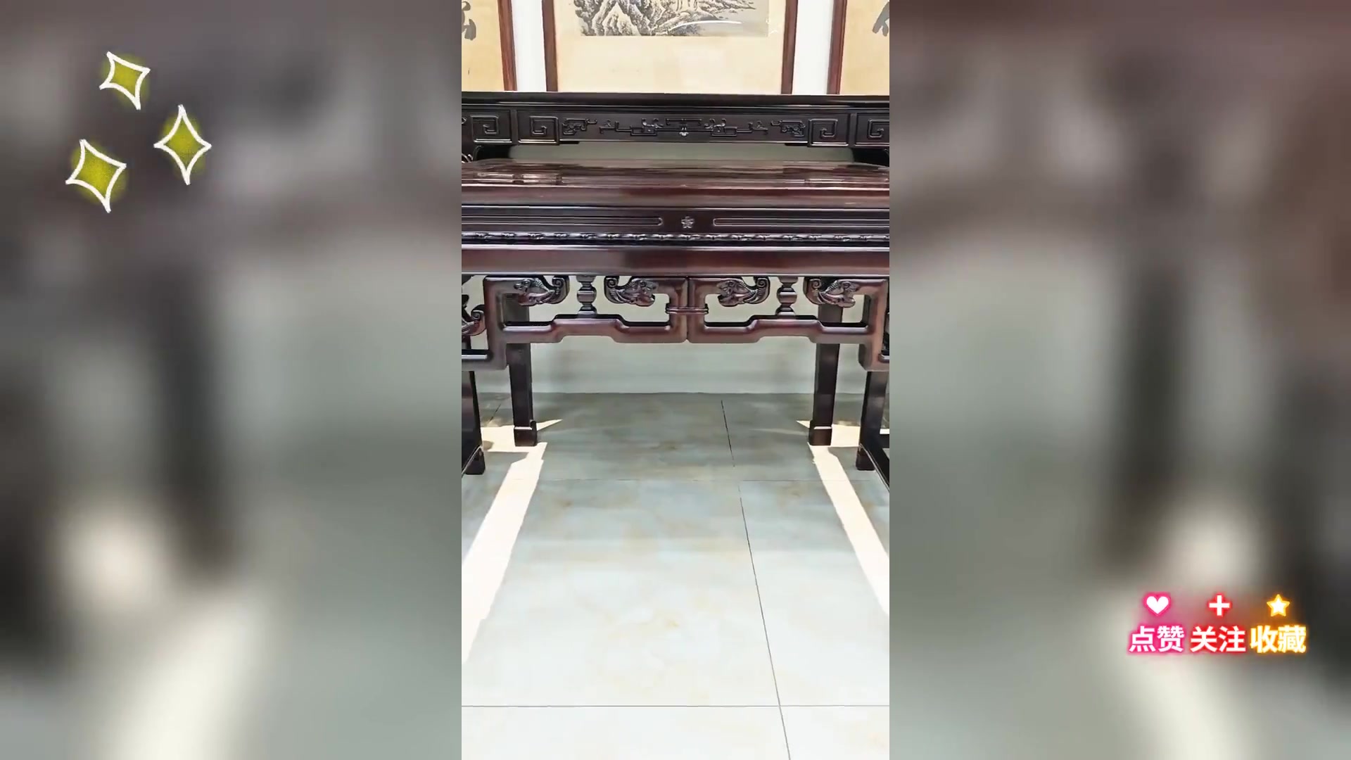 徽派中堂经典:32象鼻八仙桌雅致中堂家具