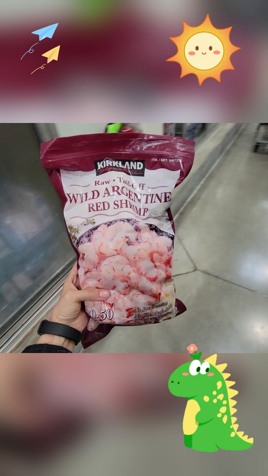 Costco 宝藏|阿根廷红虾,虾青素是超强抗氧化剂,减缓衰老,生的解冻后用黄油煎,保留鲜